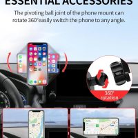 MaserWeller Car Phone Holder for Toyota RAV4 2019-2025 Accessories 7/8-Inch Screen Fixed Clip, 360° Rotation Smart Phone Mount Compatible with MagSafe, Cell Phone Holder That Does Not Affect Air Vent - Image 6