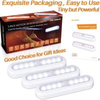 STAR-SPANGLED 3 Pack 7” Motion Sensor Lights Indoor Battery Operated, Stick on LED Light for Closet, Stairs, Under Cabinet, Cool White - Image 7