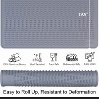 Stove Top Covers for Electric Stove, Food Grade Heavy Duty Silicone Glass Stove Top Cover Protector, Induction Cooktop Protector, Heat Resistant Range Ceramic Stove Top Covers Mat, Oven Cover - Image 3