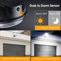150W 20000LM LED Barn Lights Outdoor, Dusk to Dawn Outdoor Lighting with 150° Adjustable Photocell, Pole Light 6500K Flood Light, IP66 Waterproof Area Street Light for Garage Warehouse Yard - Image 3