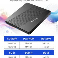 External 4k Blu Ray Drive for Pc,Portable 4k UHD Blu Ray Player,SD/TF Port with Carry Case, US8 3.0 HD Blu-Ray Player,DVD+/-RW External Optical Drive for MacBook Pro Windows Laptop - Image 5