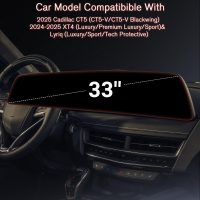 For 2025 Cadillac CT5 (CT5-V/CT5-V Blackwing)& 2024~2025 XT4 (Luxury/Premium Luxury/Sport)& Lyriq (Luxury/Sport/Tech Protective) 33 Inch Nano Glossy Screen Protector - Touchscreen *2 - Image 2