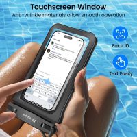Niveaya Double Space Waterproof Phone Pouch (2-Pack) - IPX8 Cell Phone Dry Bag for Beach, Kayak, Cruise Travel Essentials - Compatible with iPhone 16/15/14 Pro Max & Galaxy S25/S24 Ultra (up to 8.3") - Image 7