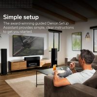 Denon AVR-X2800H 7.2 Ch Stereo Receiver - 8K UHD Home Theater AVR (95W X 7), Wireless Streaming via Built-in HEOS, Wi-Fi, Dolby Atmos, DTS Neural:X & DTS:X Surround Sound, Bluetooth Amplifier - Image 4