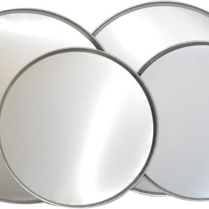 Range Kleen Silver, Round, Stove Burner Covers - Set of 4