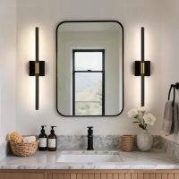 Black Gold Vanity Light Fixtures for Bathroom Over Mirror 24 inch LED Bath Sconces IP44 5CCT Adjustable Morden Picture Lights for Paintings (Built-in Dimmer) - Image 6