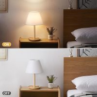 Small Lamp Shades Set of 2, 5.5" Top x 10" Bottom x 6.6" High, Small White Lamp Shades for Table Lamps, Fabric Lampshade Replacement for Bedside Lamp, Wall Sconces, Spider, Clip on Adapters Included - Image 4
