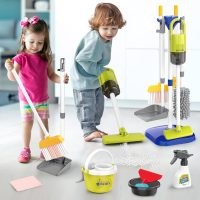 Toddler Toys Cleaning Set, Kids Cleaning Toy Set, Pretend Play Home Cleaning Playset - Incl.Electric Toy Vacuum, Broom and Dustpan Set, Mop,Duster and More,Cleaning Tools Toys for Boys Girls - Image 5