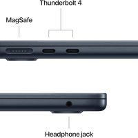 Apple 2025 MacBook Air 13-inch Laptop with M4 chip: Built for Apple Intelligence, 13.6-inch Liquid Retina Display, 16GB Unified Memory, 512GB SSD Storage, 12MP Center Stage Camera, Touch ID; Midnight - Image 6