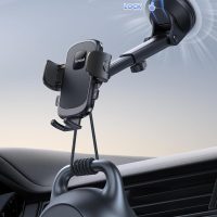 Lamicall Cell Phone Holder Car - [Ultra 70LBS Suction] Phone Mount for Car Quick Release Adjustable Car Phone Holder Mount Dashboard for iPhone Smartphone (Dark Grey) - Image 4