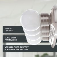 DESIGNERS FOUNTAIN 4-Lights Melrose Vanity Light Fixture, 24 Inch Wall Mount Sconce for Bathroom, Bedroom or Mirror, Brushed Nickel, 6614-BN - Image 3