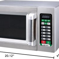 Winco Commercial-Grade Microwave with Touch Controls, 1,000 W, .9 Cubic Feet - Image 6