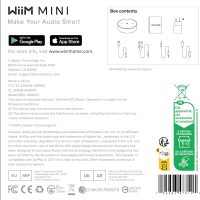WiiM Mini AirPlay 2 Wireless Audio Streamer, Multiroom Stereo, Preamplifier, Works with Alexa and Siri Voice Assistants, Stream Hi-Res Audio from Amazon Music, Tidal and More - Image 10