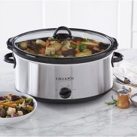 Crock-Pot 7 Quart Oval Manual Slow Cooker, Stainless Steel (SCV700-S-BR), Versatile Cookware for Large Families or Entertaining - Image 6