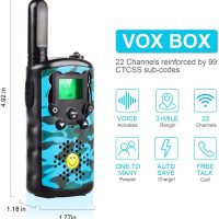 Walkie Talkies for Kids Adults,3 Mile Long Range, 22 Channel 2 Way Radio & Handheld Kids Walkie Talkies,Best Gifts for Boys & Girls Adults for Outdoor Adventure (Camouflage) - Image 2