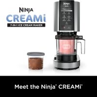 Ninja NC301 CREAMi Ice Cream Maker, for Gelato, Mix-ins, Milkshakes, Sorbet, Smoothie Bowls & More, 7 One-Touch Programs, with (2) Pint Containers & Lids, Compact Size, Perfect for Kids, Silver - Image 16