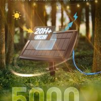 addlon 100FT Solar String Lights Outdoor with Remote, 54 LED Shatterproof Bulbs, Dimmable & Timable, 3 Light Modes, G40 Waterproof Solar String Lights for Outside Backyard Party Decor - Image 2