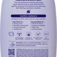 eos Shea Better Cashmere Body Wash, Vanilla Cashmere, Moisturizing, pH Balanced Body Wash, Creamy Gel Formula, Paraben & Phthalate Free, Sensitive Skin, 16 fl oz - Image 2