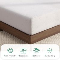 Novilla Twin Mattress, 10 Inch Memory Foam Mattress Twin Size with Comfort Foam for Pressure Relief & Fresh Cool Sleep,Removable Washable Cover,Twin Memory Foam Mattresses, Medium Firm - Image 6