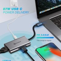 UtechSmart HDMI to USB C Adapter, 4-in-1 USB C Hub, Dual HDMI Adapter with 4K, USB C to USB Adapter for MacBook Pro Air, Dell, HP, Microsoft, Chromebook, Lenovo, iPhone 16 (100W PD USB 3.0) - Image 7