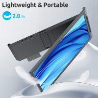 Laptop Screen Extender, 14" 1080P IPS Portable Monitor Travel Monitor for 14-16.5" Laptops with USB-C/HDMI Port, Plug and Play Attachment Screen for Windows/Mac/Android/Switch/PS5/Xbox - Image 5