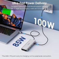 Laptop Docking Station, WAVLINK 10Gbps Docking Station with Dual HDMI, 100W PD in, 10Gbps USB-A/C 3.2, 5Gbps USB-A, USB2.0, Gigabit Ethernet for Dell/HP/Lenovo etc, Windows Systerm Computer Only - Image 7