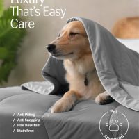 REST® Evercool® Cooling Comforter, Twin/Twin XL, Blanket for Hot Sleepers, All Season Bedding to Keep Cool for Night Sweats, Breathable Lightweight Blanket, 68"x90" Inches, Cool Gray - Image 5