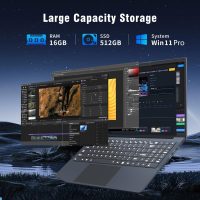 Gaming Laptop i5, 16 inch Laptop Up to 3.60 GHz, Business Notebook Computer for 16GB RAM 512GB SSD, Full HD 1920X1200 Display Backlit Keyboard 180 Angle Opening for Business Work laptops WIFI 5 HDMI - Image 3