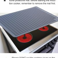 Stove Top Covers for Electric Stove, Food Grade Heavy Duty Silicone Glass Stove Top Cover Protector, Induction Cooktop Protector, Heat Resistant Range Ceramic Stove Top Covers Mat, Oven Cover - Image 9