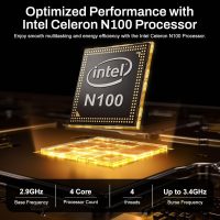 2025 Laptop Computer 15 15.6 inch FHD 1080p Display, Windows 11 Pro with MS Office for Students & Business, 16GB RAM, 1TB SSD, Intel 4-Core N100 (Up to 3.4GHz), Backlit Keyboard, Type-C, Fingerprint - Image 3