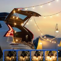 addlon 50FT LED Outdoor String Lights with 16 Shatterproof ST38 Vintage Edison Bulbs, Commercial Grade Waterproof Patio Lights, Connectable & Dimmable for Porch, Deck, Garden, Backyard, Balcony - Image 5