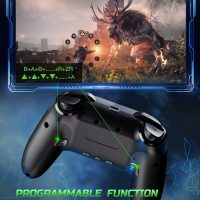 VOYEE Switch Controllers Compatible with Switch/Lite/OLED/PC Windows, 1000mAh Programmable RGB Lightning LED, Wireless Pro Controller with One Key Pairing/Wake Up/Turbo/Vibration - Image 3