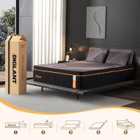 King Mattress, 14 Inch Plush Hybrid Mattress, Soft Memory Foam with Supportive Zone Pocket Coils for Pain Relief, King Size Edge Support, CertiPUR-US,None Fiberglass - Image 6