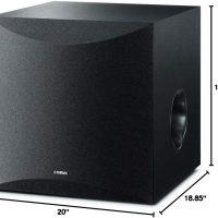 Yamaha Audio 10" 100W Powered Subwoofer - Black (NS-SW100BL) - Image 4
