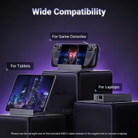 UGREEN Steam Deck Dock 9-in-1 USB C Docking Station with Foldable Stand, 4K@60Hz HDMI, Gigabit Ethernet, PD 100W, 10Gbps USB A&C 3.2, TF/SD Compatible with Steam Deck, Rog Ally, Rog X, Legion Go etc. - Image 8