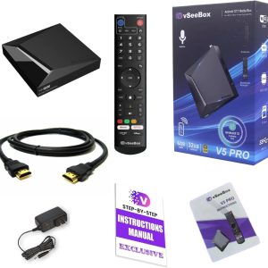 Octastream Elite Max 2025 New TV Box Streaming Media Players - 4+32GB Bluetooth Remote Control