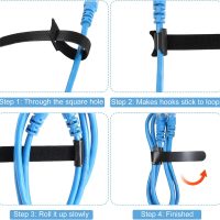 120PCS 6 Inch Reusable Cable Ties Wire Ties Cord Organizer Cable Organizer Adjustable Management Black - Image 5