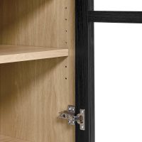 Modway EEI-6639-BLK-OAK Nolan Tall Arched Storage Display Cabinet, Black Oak - Image 9