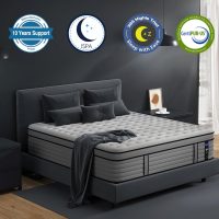 DIFAME 18 Inch King Size Mattress, Firm Hybrid Mattress King in a Box with Gel Memory Foam, Individually Pocket Spring, Breathable & Cooling Fabric, Pressure & Back Pain Relief, Upgrade Edge Support - Image 6