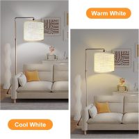 Lampshades Set of 2, 11.02" Top x 11.02" Bottom x 9.5" High, Drum Lamp shades，Medium Lamp shade, Beige Lampshade Natural Linen Hand Crafted, see installation video here (11.02x11.02x9.5 with holders) - Image 4