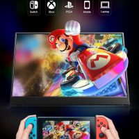 VILVA Portable-Monitor-for-Laptop - 15.6'' 1080P FHD IPS Display USB-C HDMI Portable Monitor for Laptop with Cover and Speakers External Monitor for Laptop/PC/Mac/Phone/Xbox Switch/PS4/ - Image 6