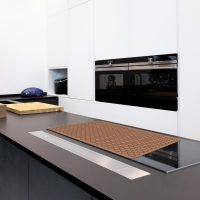 Stove Top Cover for Electric Stove - Silicone Stove Mat for Glass Top Stove, Glass Cooktop Protector, XL Dish Drying Mats For Kitchen, Range Covers for Electric Stove (Caramel,28x20) - Image 2