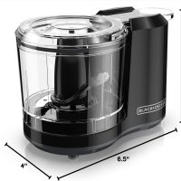 BLACK+DECKER 1.5-Cup Electric Food Chopper, One Touch Pulse, 150W Motor, Stay-Sharp Blade, Dishwasher Safe - Image 8