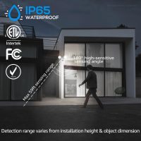 LEONLITE COB LED Security Light, Motion Sensor Flood Lights Outdoor, Aluminum, 3 Modes Motion Detector+Dusk to Dawn+Switch Control, 100-277V, Adjustable 2-Head, IP65, 5000K Daylight, ETL, White - Image 3
