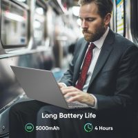 EYY 15.6" Laptop Computer, Laptops with 8GB RAM 256GB SSD, 100% sRGB Screen, Celeron N4000 Processor(up to 2.6GHz) Notebook, Ms Office 2024丨Dual Band WiFi丨BT 4.2丨HDMI丨Windows 11 Pro丨Long Battery Life - Image 5