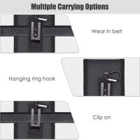 Dual Phone Holster, Large Smartphone Pouch, Belt Clip Tool Pouch, Multi-Purpose Tactical Cellphone Holder for Working, Hiking, Camping, Barbecue, Rescue (XL) - Image 6