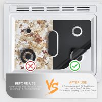 2 Pack Gas Stove Burner Cover, Stove Guard Stove Top Protector, Gas Stove Burner Liners, Compatible with Samsung Gas Stove Range, for Kitchen Cooking, Reusable, Non-Stick and Washable - Image 5