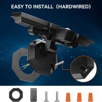 LED Security Lights Motion Sensor Outdoor Lights, 5000K Daylight, IP65 Waterproof, Dusk to Dawn, 3-Head Motion Detected Flood Light for Garage, Yard, Porch, 2Pack - Image 9