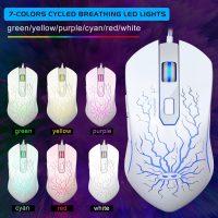 Gaming Keyboard and Mouse Combo, K1 RGB LED Backlit Keyboard with 104 Key for PC/Laptop(White) - Image 6