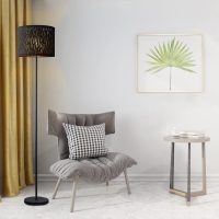 Black Lampshades Set of 2, Drum Lamp shade with Hollow-carved Design, 12.7" x 12.7" x 10 Inches Lampshades for Table Lamp, Floor Lamp, Pendant Light, Lamp Shade Harp Holder Included - Image 5